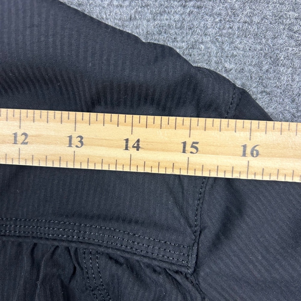 Lululemon Apres Practice Jacket Womens‎ 6 Black Hooded Drawstring Waist Anorak - Picture 8 of 13